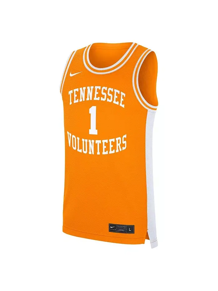 Мужская дорожная реплика джерси Tennessee Volunteers цвета Tennessee Orange 1 Nike — изображение 3 из 3