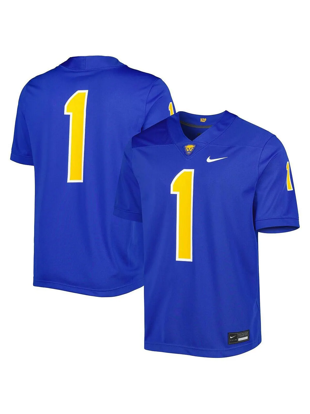 Мужское футбольное джерси #1 royal pitt panthers untouchable Nike