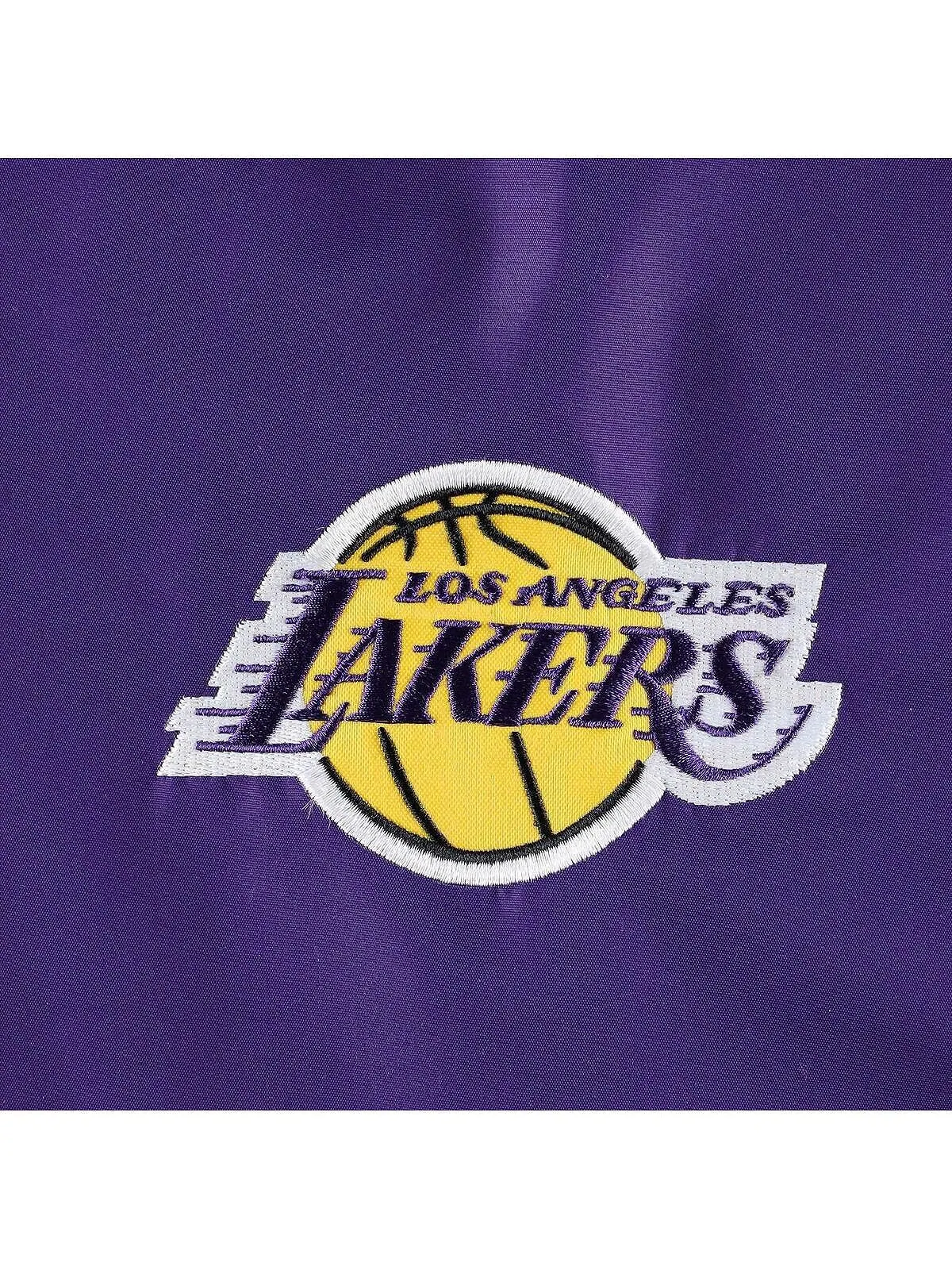 Мужская фиолетовая куртка с капюшоном Los Angeles Lakers The Triple Double с молнией во всю длину — изображение 2 из 4