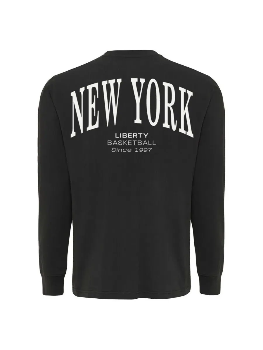 Футболка с длинным рукавом свободного кроя Sherwood Relaxed Fit Premium Long-Sleeve T-Shirt Sportiqe — изображение 3 из 3