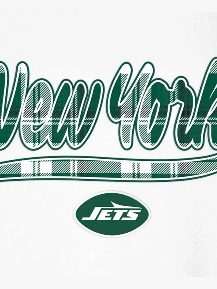 Футболка с коротким рукавом, с принтом, New York Jets 3rd Down New Era — изображение 2 из 4, белый зеленый