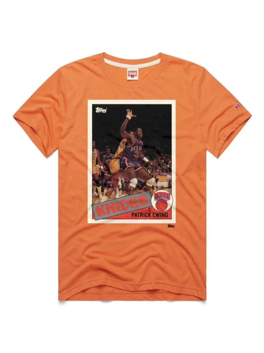 Футболка с принтом Patrick Ewing Topps Trading Card Player Tri-Blend Homage