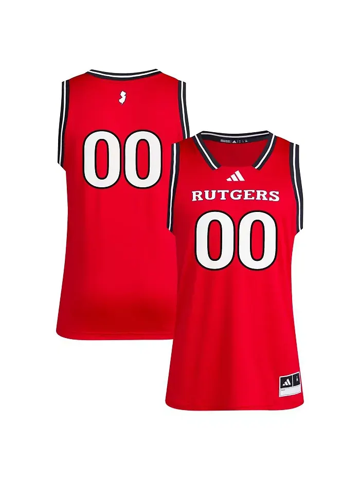 Мужская 00 Scarlet Rutgers Scarlet Knights реплика джерси Swingman adidas