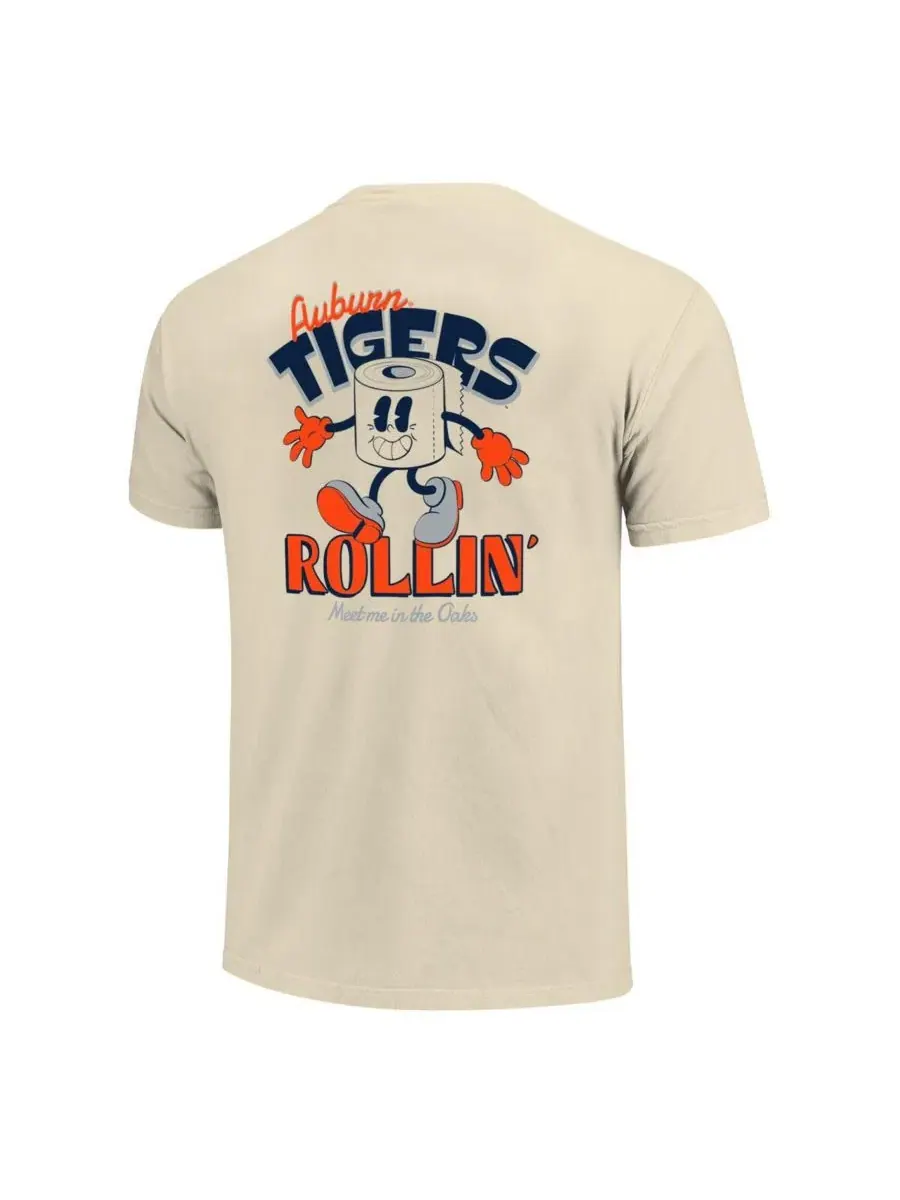 Футболка с принтом Auburn Tigers Hyper Local Rollin' Image One — изображение 3 из 3, прозрачный