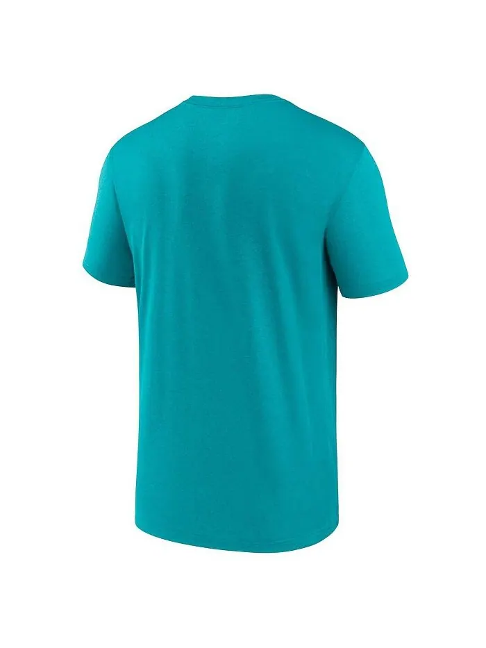 Мужская футболка с логотипом Aqua Miami Dolphins Legend Performance Nike — изображение 4 из 4, голубой
