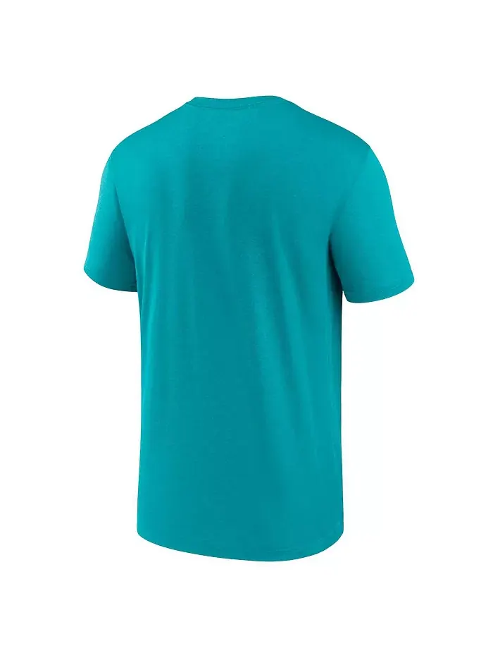 Мужская футболка Aqua Miami Dolphins Legend Logo Performance Nike — изображение 4 из 4