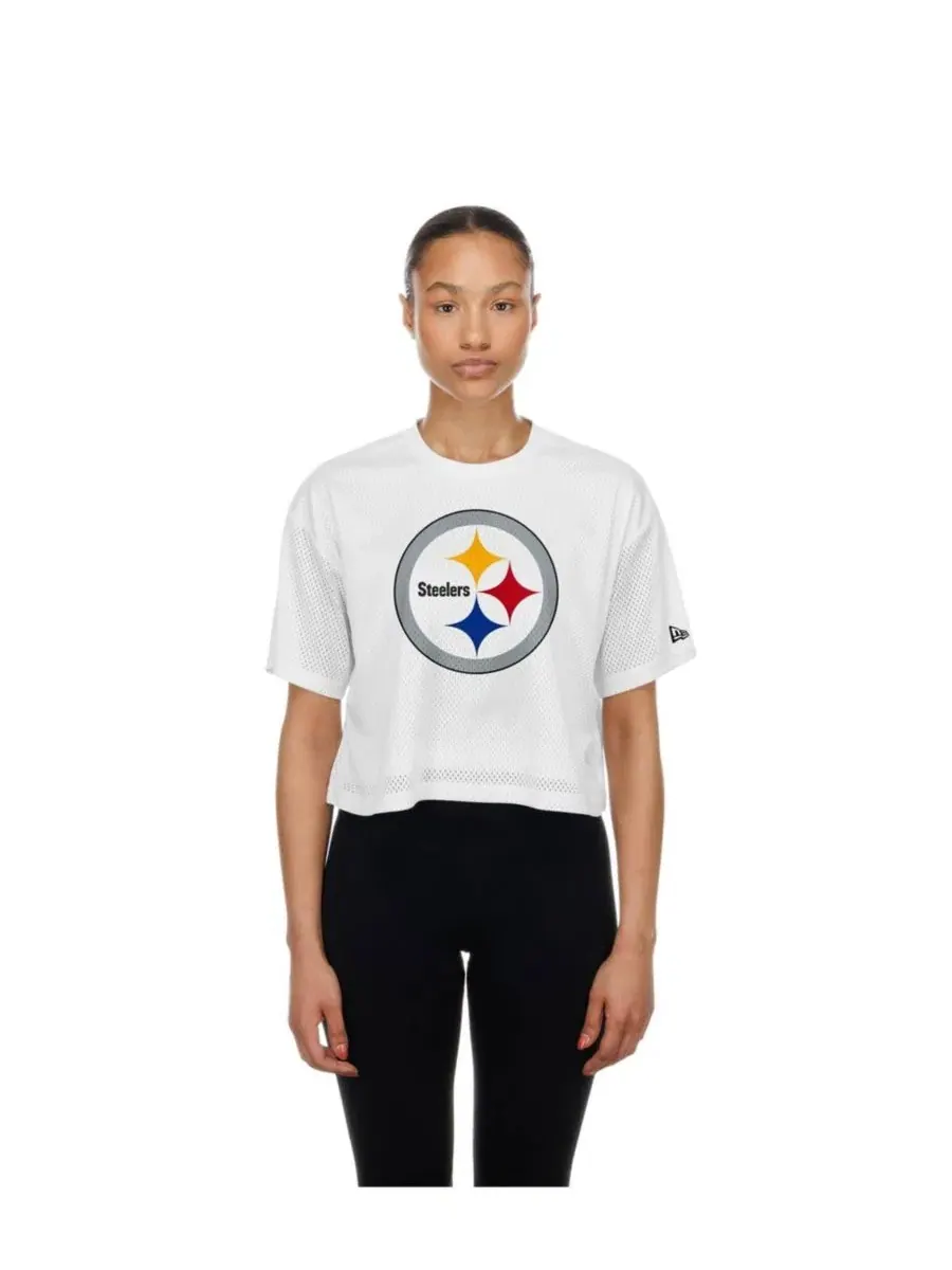 Женская футболка-сетка с принтом Pittsburgh Steelers New Era