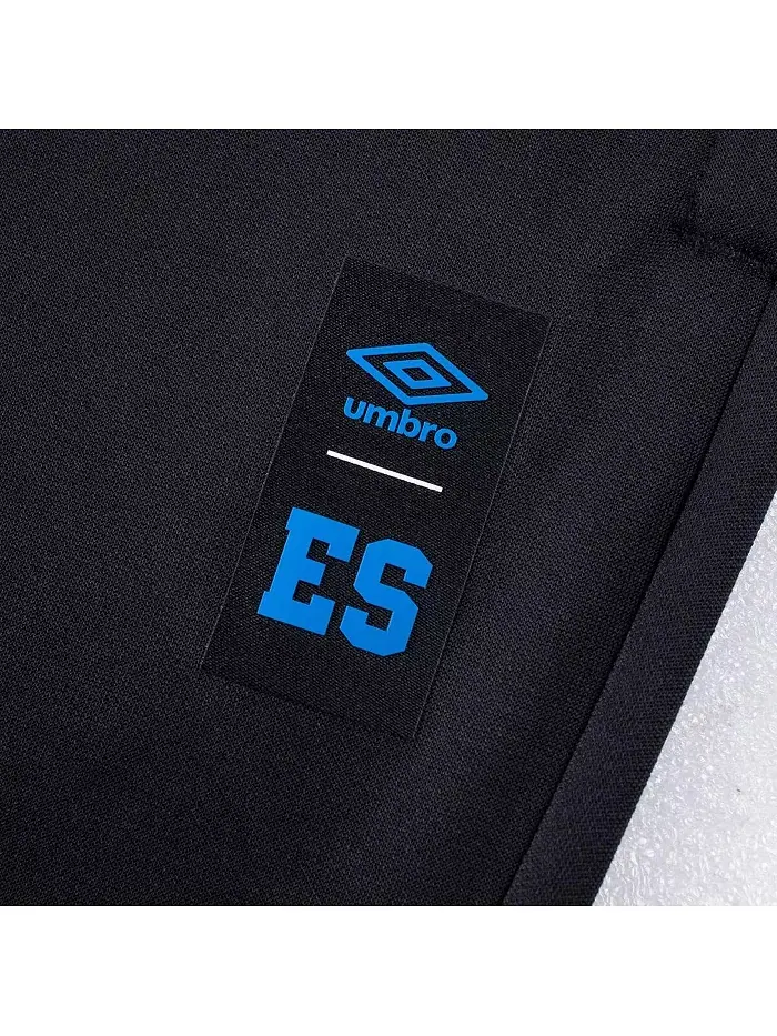 Мужские черные флисовые спортивные брюки El Salvador National Team Umbro — изображение 4 из 4
