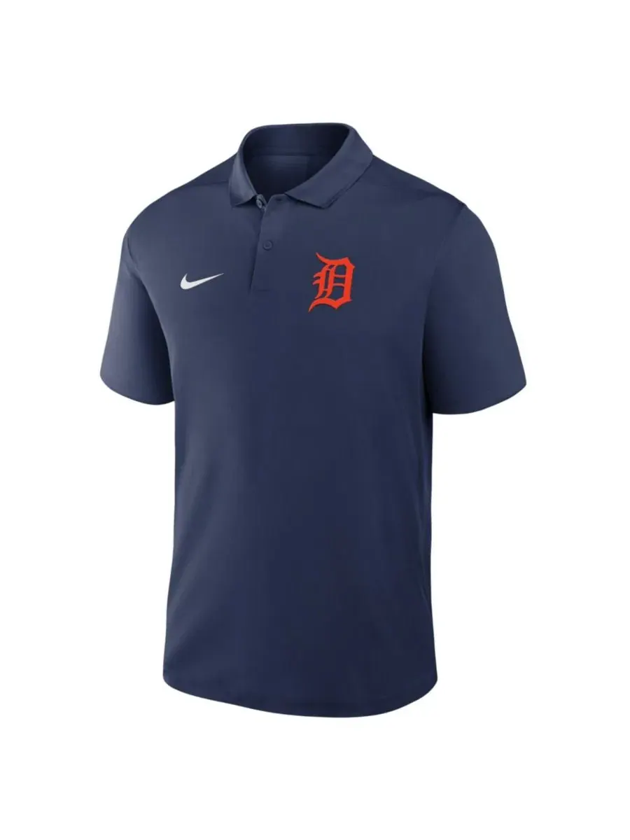 Поло Dri-FIT Victory с логотипом Detroit Tigers Nike — изображение 2 из 3, темно-синий
