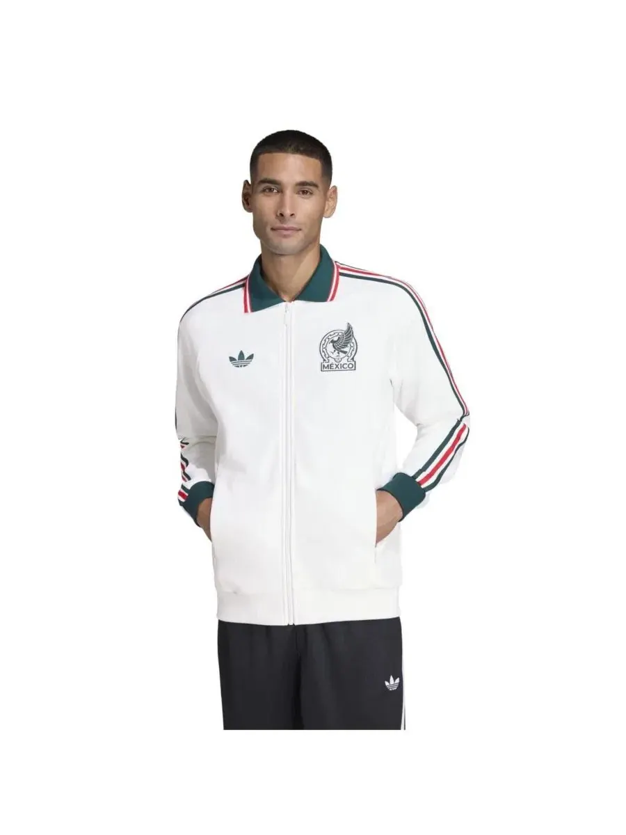 Мужская куртка-бомбер с полной застежкой-молнией Mexico National Team 2026 World Cup Anthem adidas