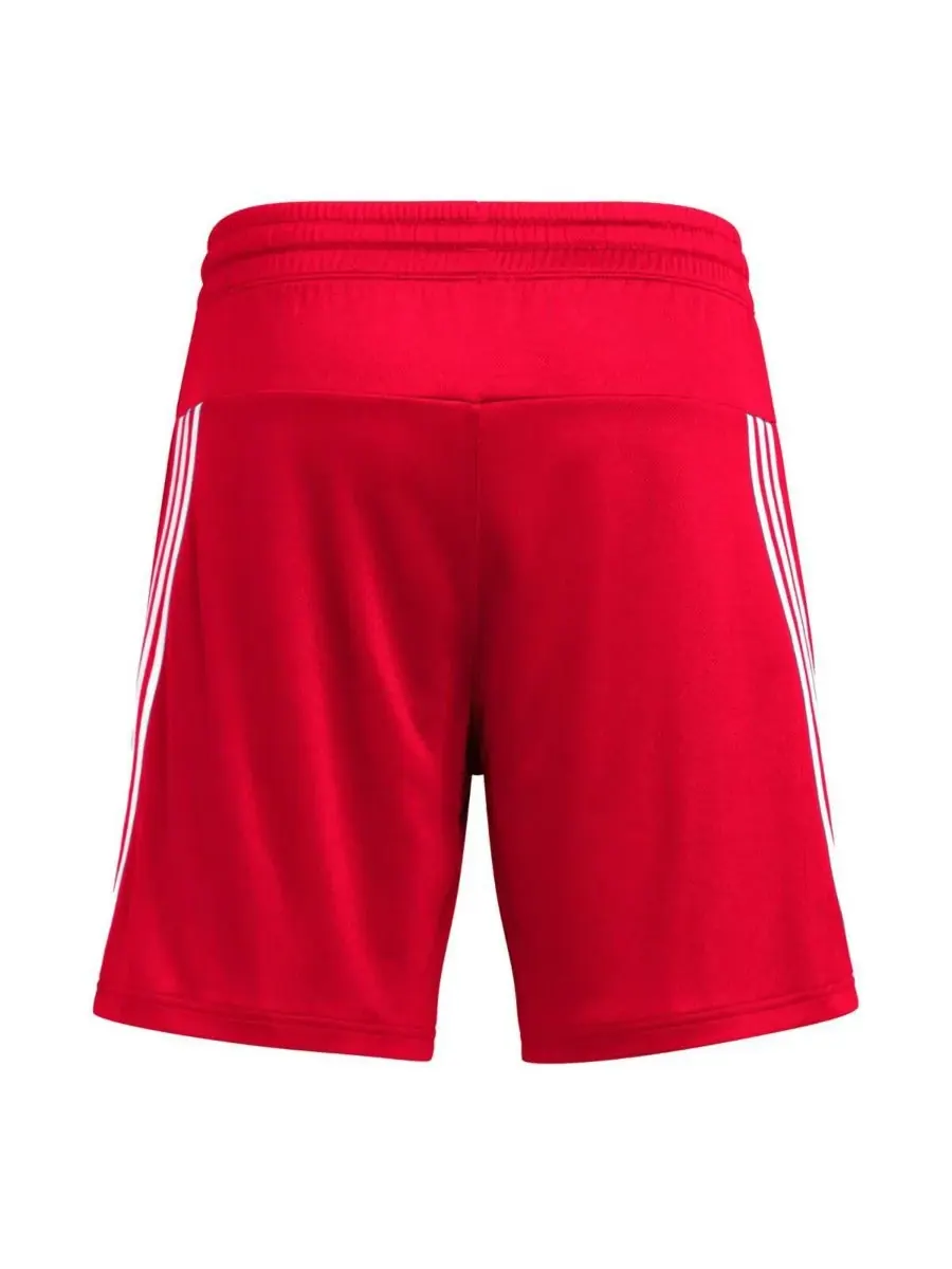 Adidas Мужские красные шорты AEROREADY 7" с символикой команды NC State Wolfpack — изображение 2 из 3, красный