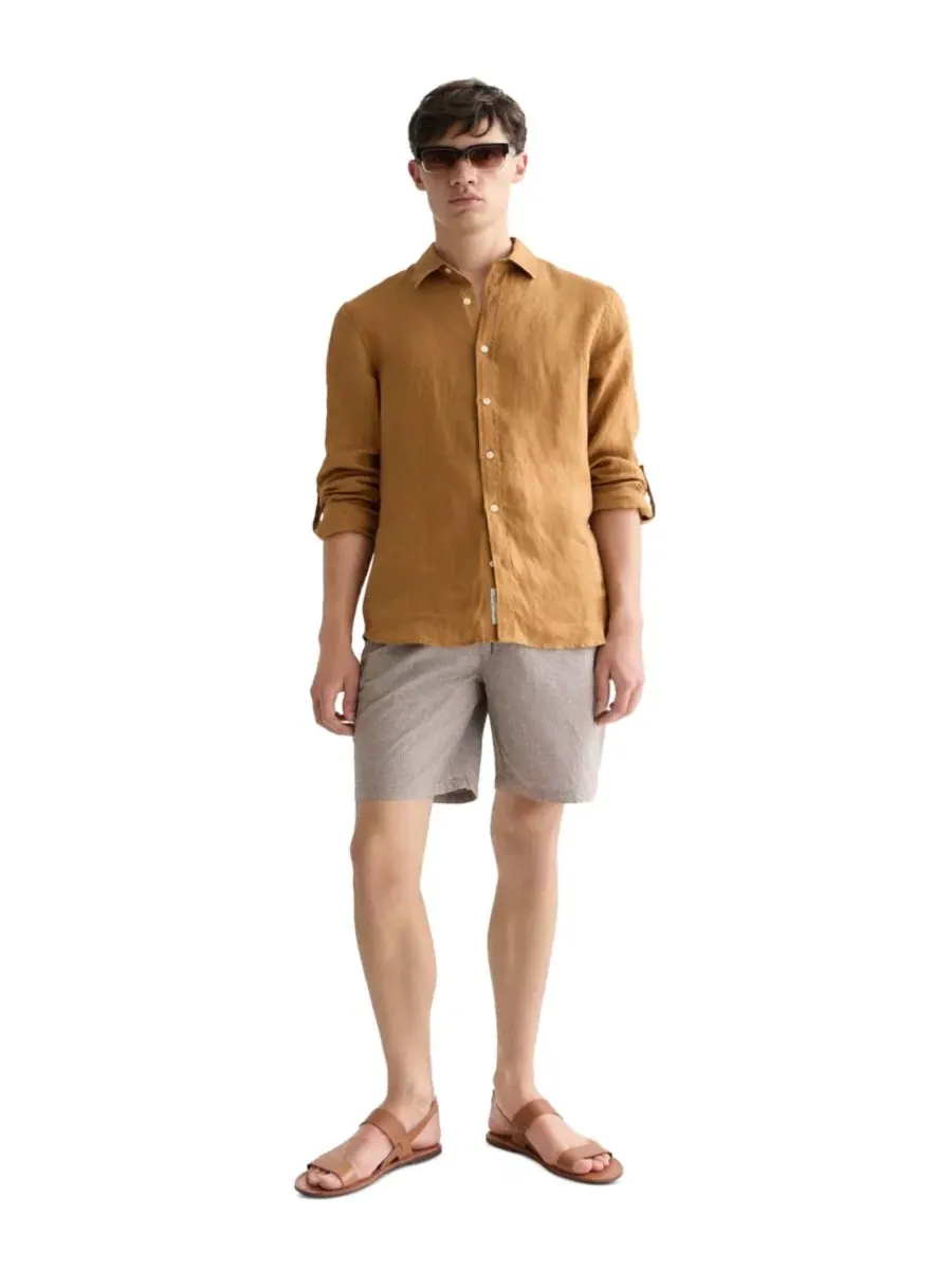 Шорты бермуды свободного кроя с завязками ScotCH & SODA, Cathay Spice — изображение 2 из 6