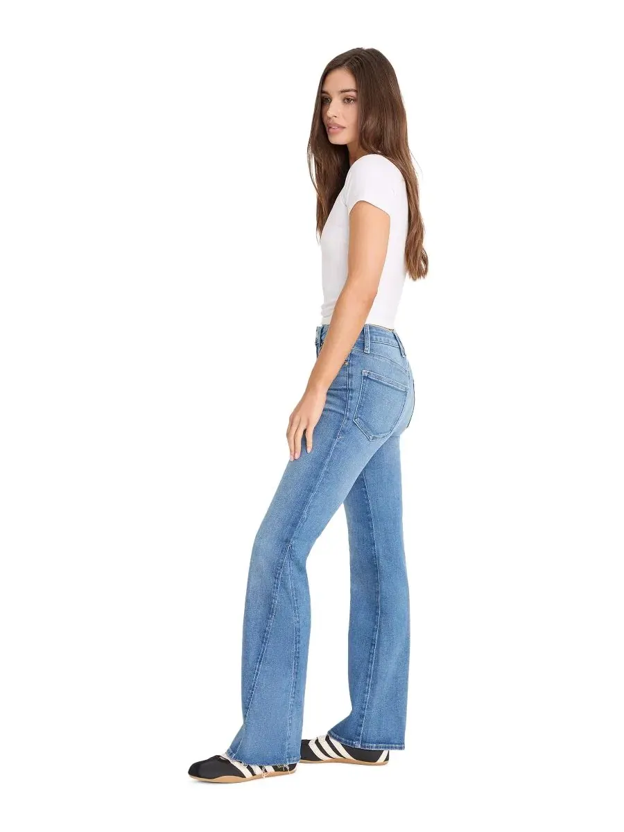 Джинсы женские классические буткат с высокой посадкой, модель Soft Tech Good Classic Bootcut — изображение 3 из 5