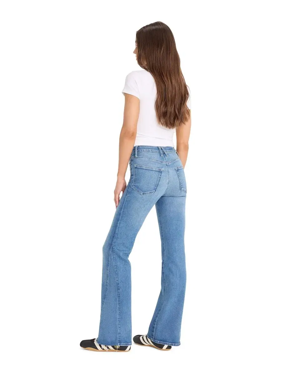 Джинсы женские классические буткат с высокой посадкой, модель Soft Tech Good Classic Bootcut — изображение 5 из 5