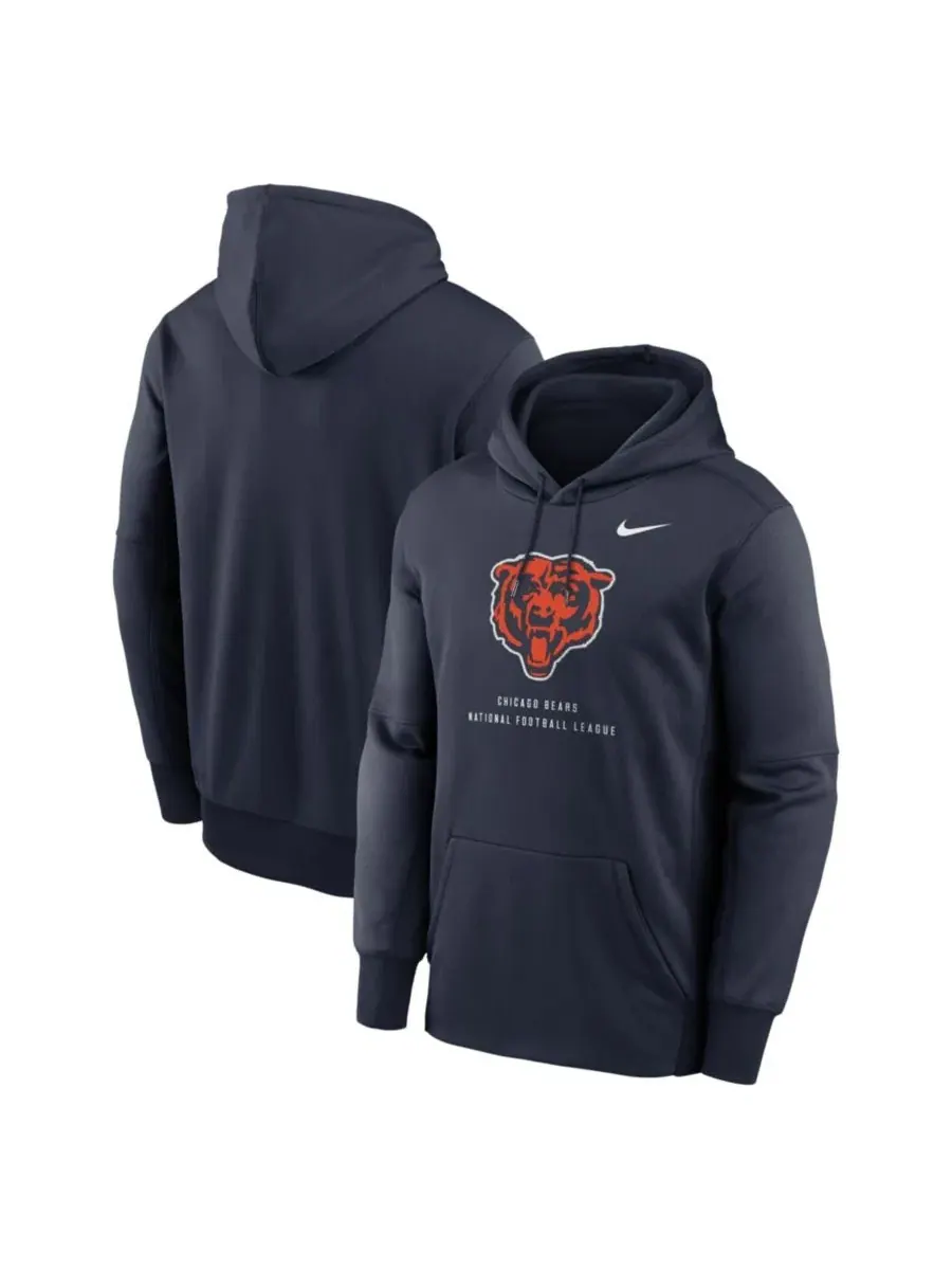 Худи Nike Chicago Bears Toss Sweep Therma-FIT