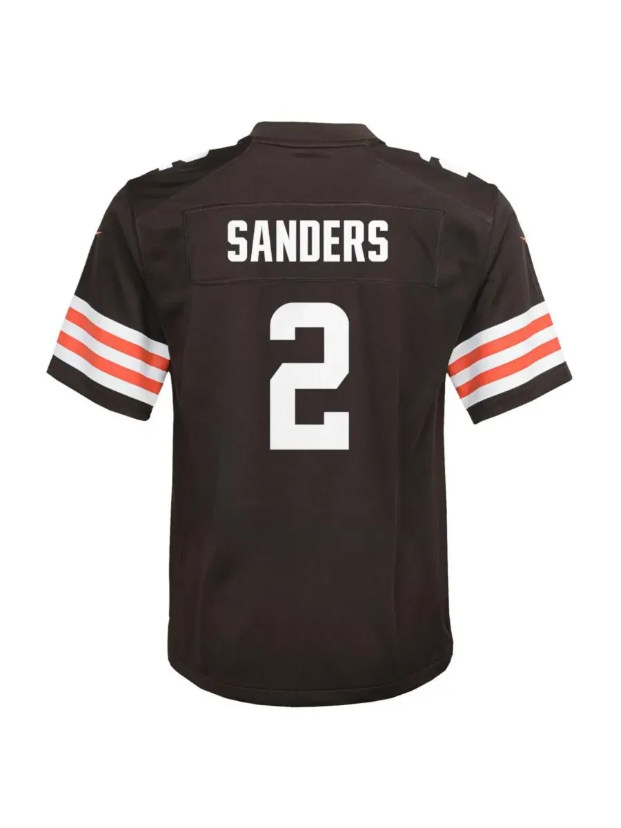 Футболка Nike Shedeur Sanders Game Jersey — изображение 3 из 3, коричневый