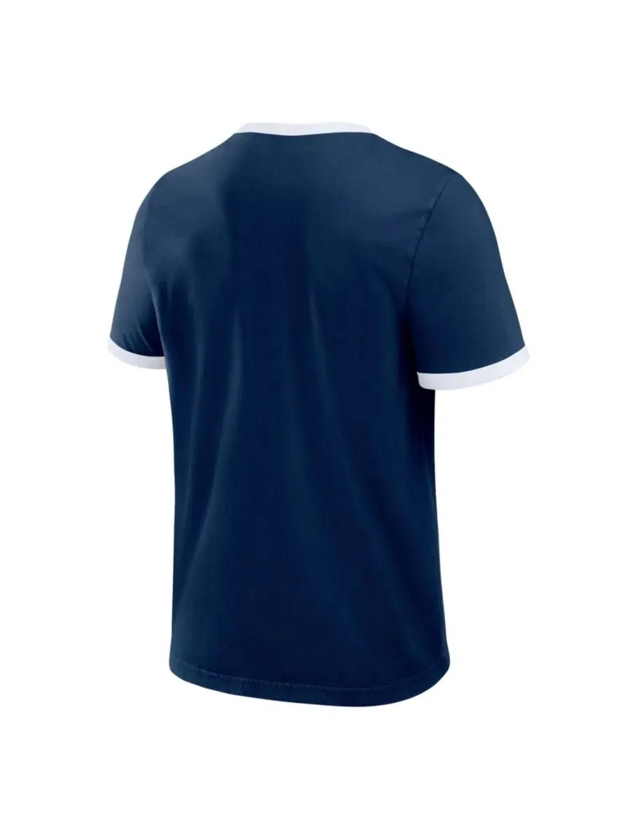 Футболка с коротким рукавом, принтом Yankees Darius Rucker Collection By Fanatics — изображение 3 из 4, темно-синий