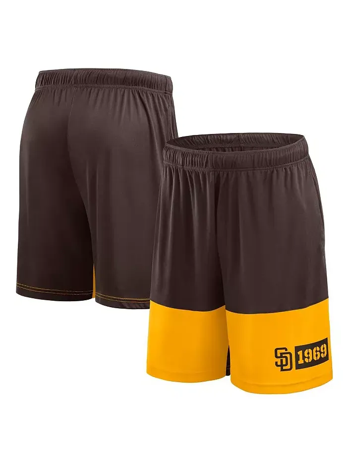 Мужские шорты San Diego Padres Best of the Best коричневого цвета Fanatics