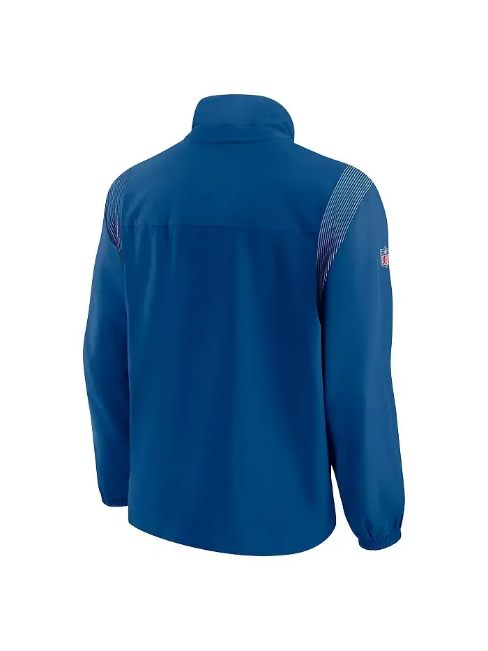 Мужская куртка с молнией Royal Indianapolis Colts с тканым логотипом Nike — изображение 3 из 3