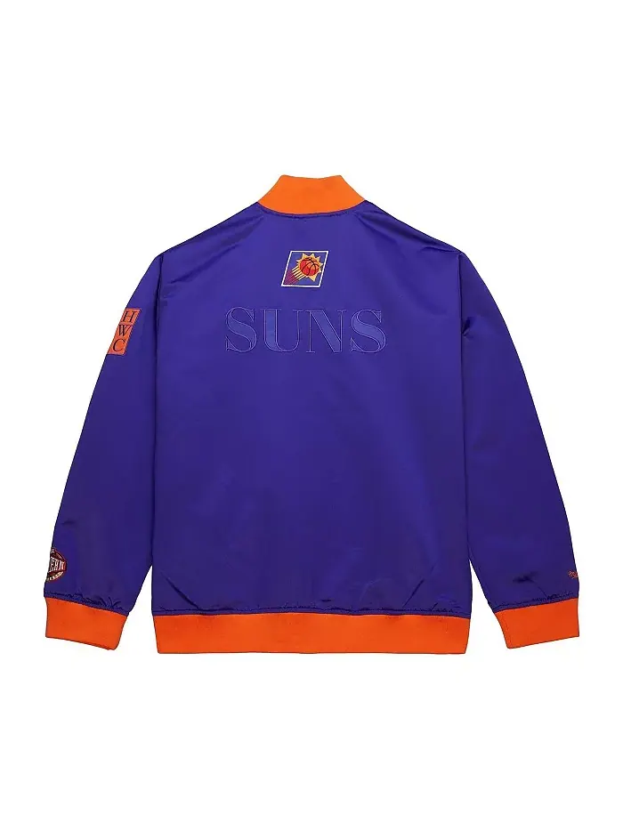 Мужская легкая атласная куртка на молнии Phoenix Suns Hardwood Classics Team OG 3.0 фиолетового — изображение 2 из 3