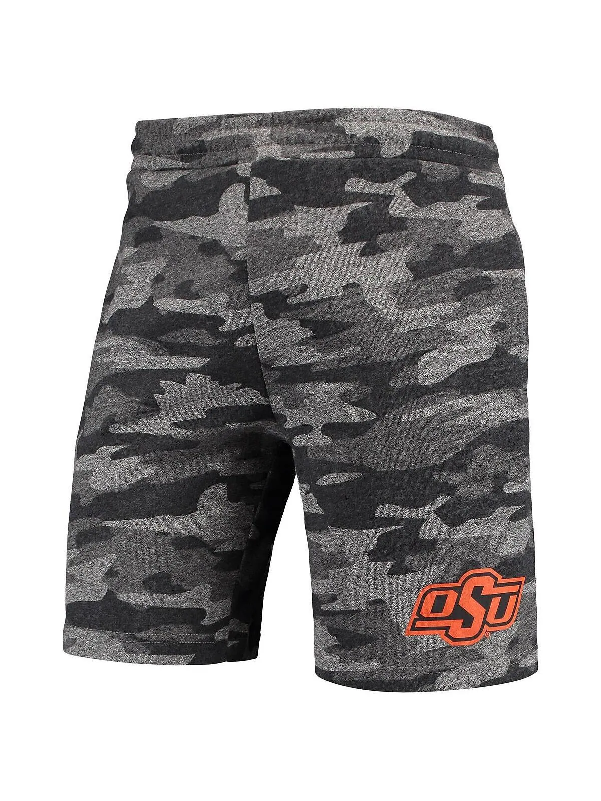 Мужские угольно-серые шорты для отдыха oklahoma state cowboys camo backup terry jam lounge Concepts — изображение 4 из 4