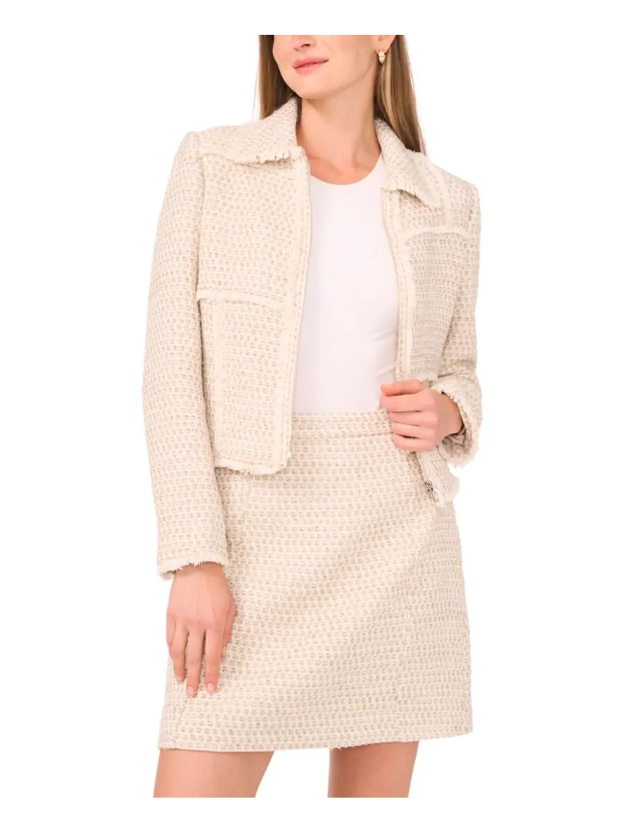 Женская куртка с длинными рукавами и воротником-стойкой Vince Camuto, French Oak