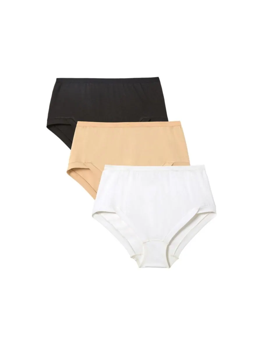 Женские трусики-слипы (3 шт в упаковке) Comfort Choice, Basic pack