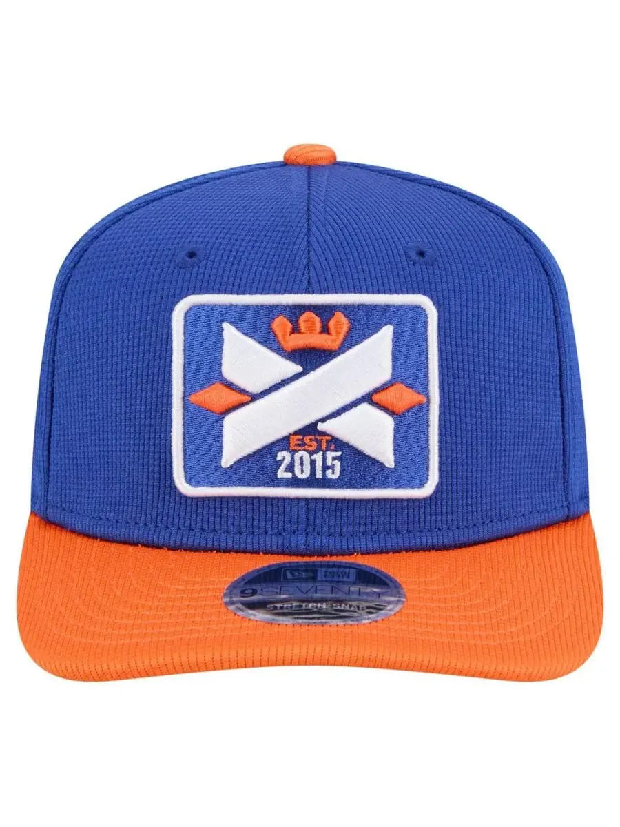 New Era Мужская сине-оранжевая футболка FC Cincinnati 2025 с застежкой-липучкой 9SEVENTY — изображение 3 из 5