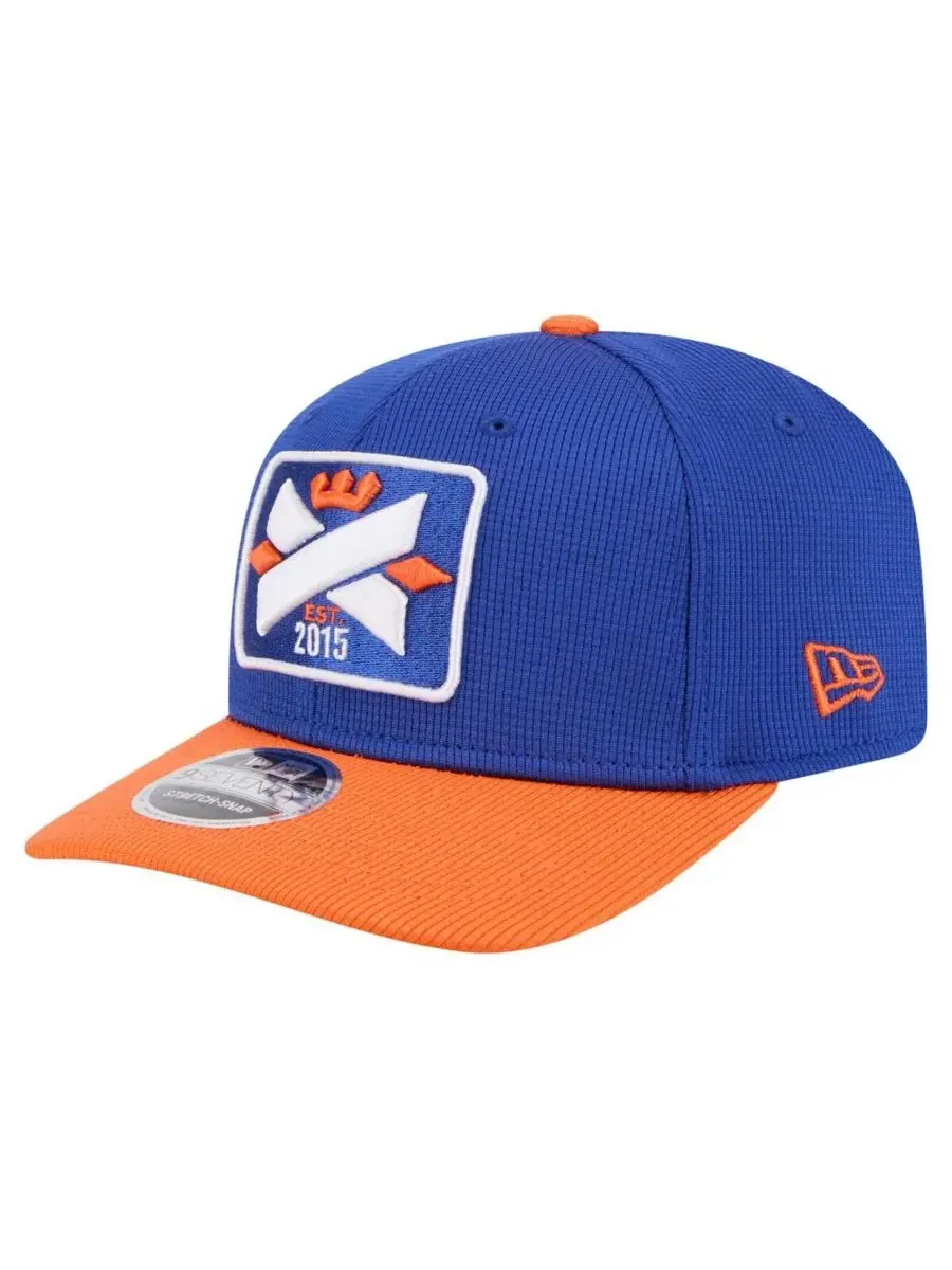 New Era Мужская сине-оранжевая футболка FC Cincinnati 2025 с застежкой-липучкой 9SEVENTY — изображение 5 из 5