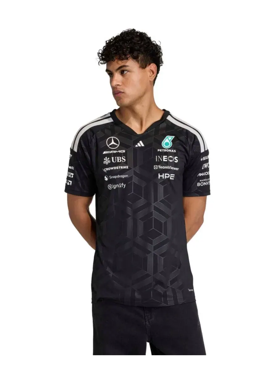 Футболка с длинным рукавом Mercedes-AMG Petronas F1 Team 2026 Driver Authentic Jersey adidas