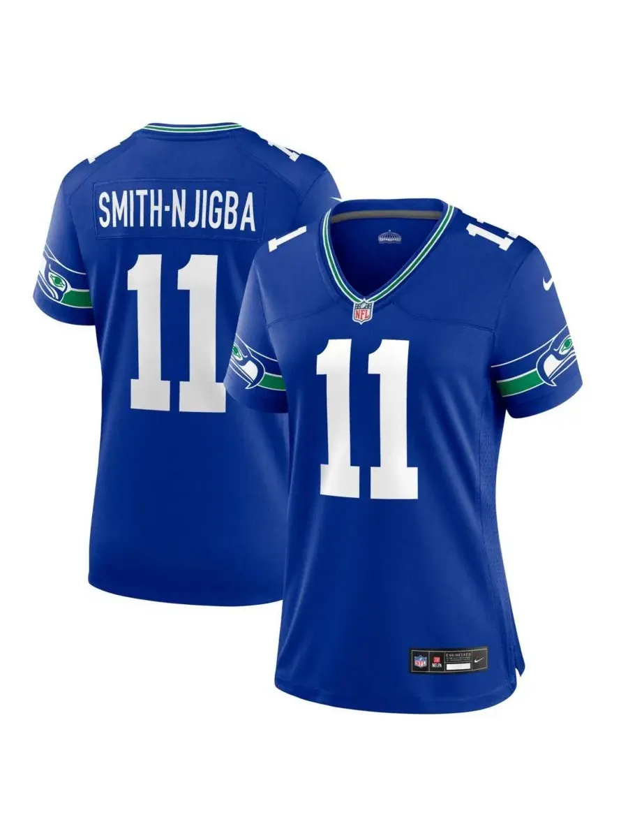 Джерси Nike Jaxon Smith-Njigba Throwback Player Game