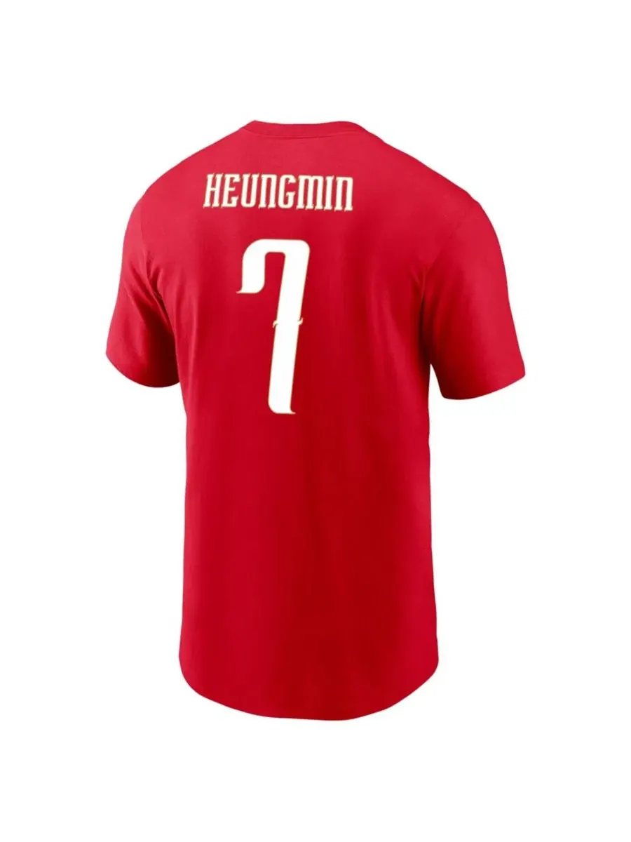 Футболка Son Heung-Min Name & Number Nike — изображение 3 из 3, красный