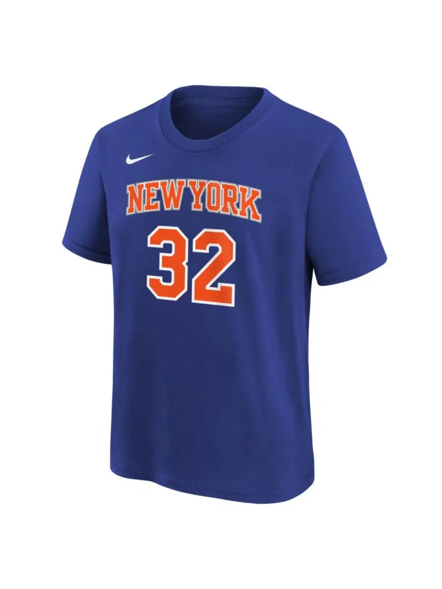 Футболка с длинным рукавом Karl-Anthony Towns Icon Name & Number Nike — изображение 2 из 3, синий