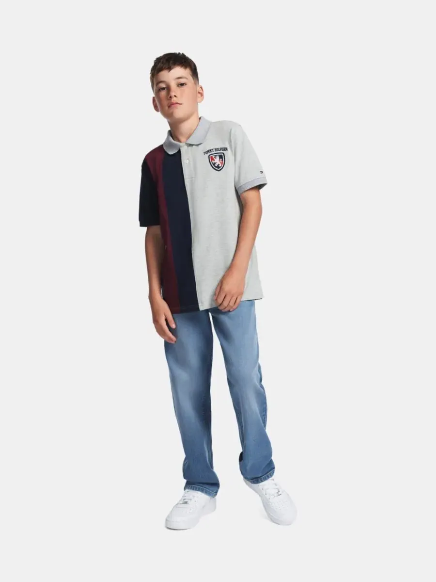 Джинсы свободного кроя с потертостями Tommy Hilfiger, Tidal