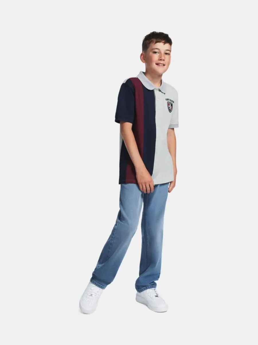 Джинсы свободного кроя с потертостями Tommy Hilfiger, Tidal — изображение 2 из 7