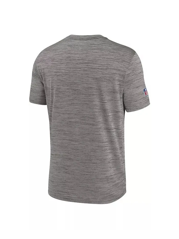 Футболка мужская Heather Charcoal Cleveland Browns 2023 Sideline Alternate Logo Performance Nike — изображение 4 из 6