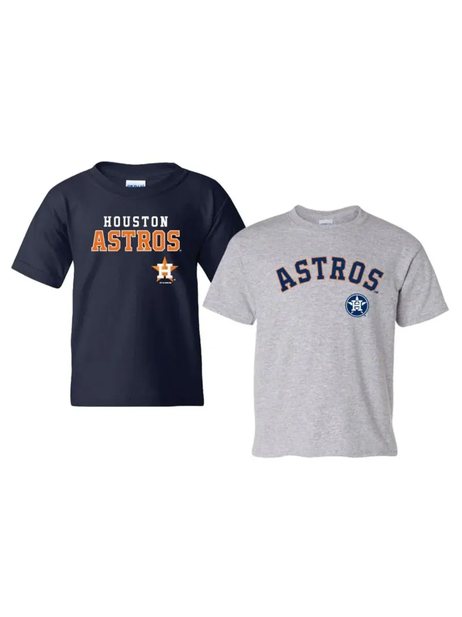 Комплект футболок с длинным рукавом Houston Astros Cooperstown Soft As A Grape