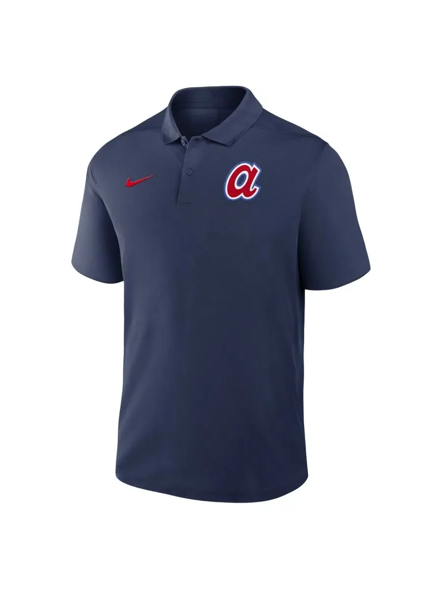 Поло Nike Atlanta Braves Dri-FIT Victory — изображение 2 из 3, темно-синий