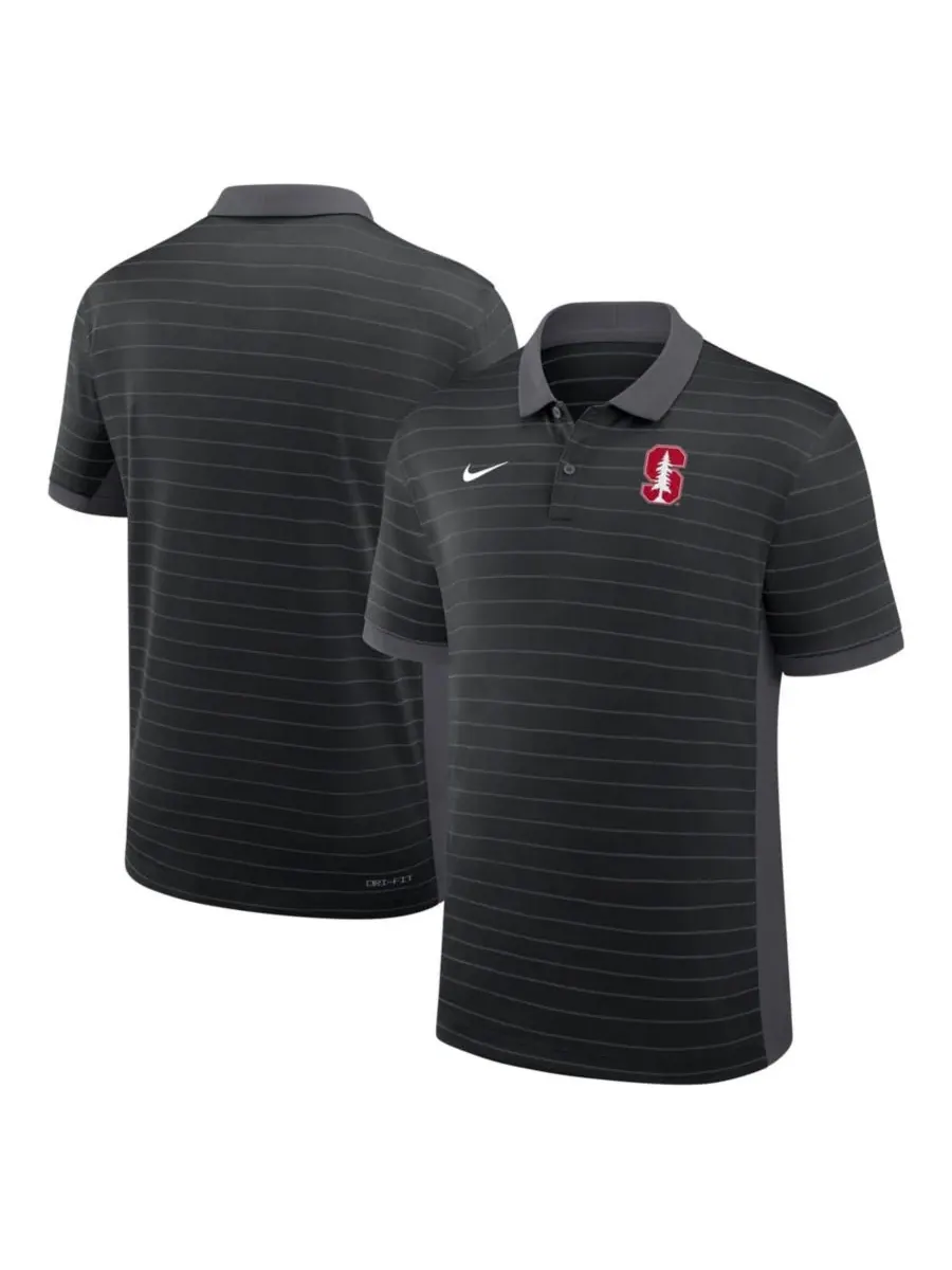 Поло Nike Stanford Cardinal с полосами Victory Stripe