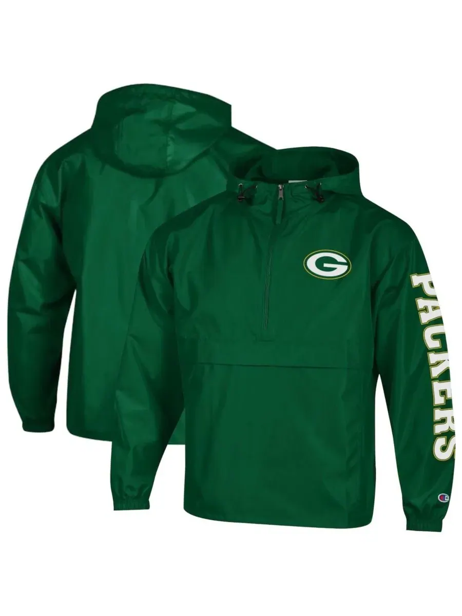 Ветровка-анорак с капюшоном Champion Green Bay Packers