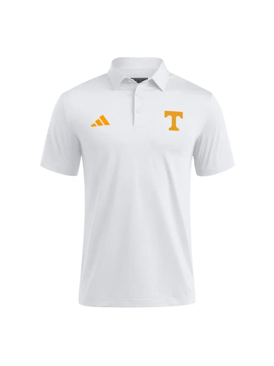 Поло с коротким рукавом Tennessee Volunteers Ultimate 365 Solid adidas — изображение 2 из 3, белый