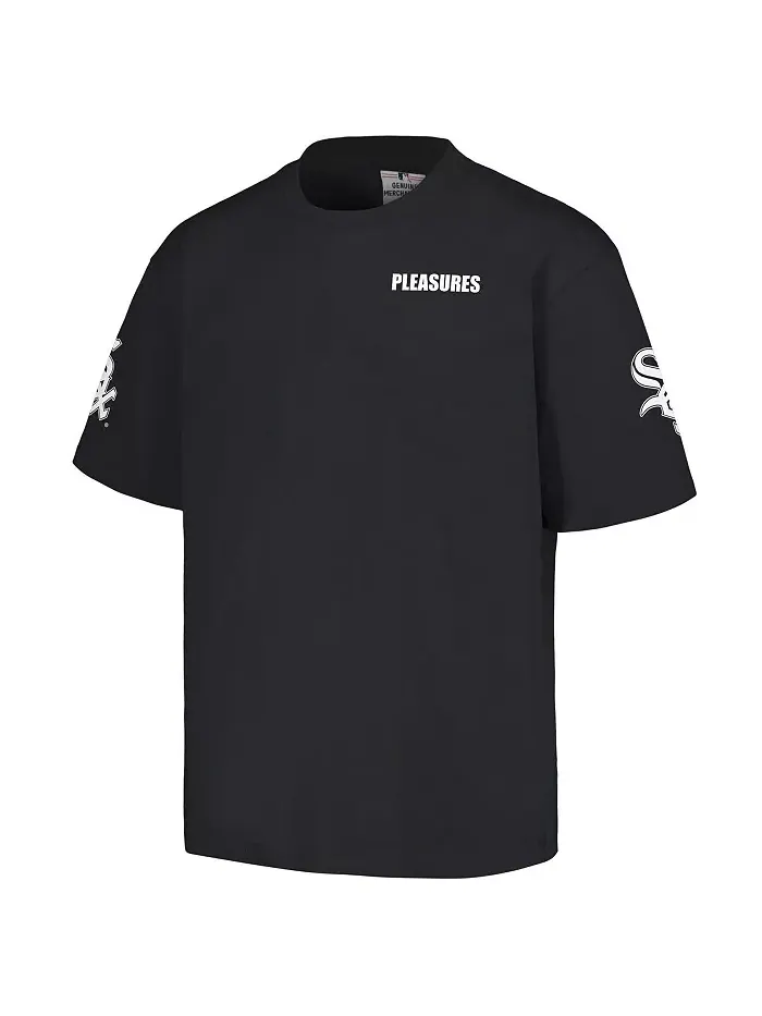 Мужская черная футболка Chicago White Sox Team PLEASURES — изображение 3 из 3