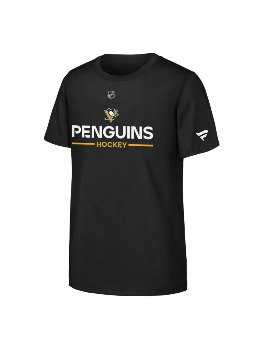 Fanatics Футболка с логотипом Pittsburgh Penguins Authentic Pro для мальчиков и девочек