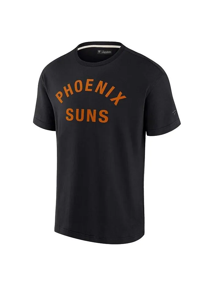 Мужская и женская черная супермягкая футболка Phoenix Suns Fanatics Signature — изображение 3 из 4, черный