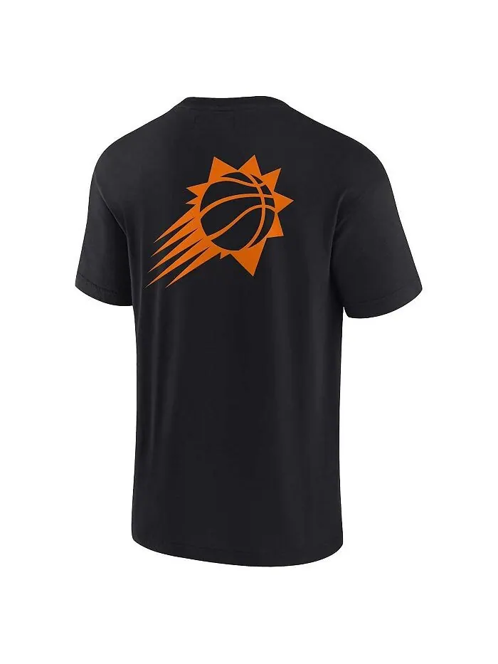 Мужская и женская черная супермягкая футболка Phoenix Suns Fanatics Signature — изображение 4 из 4, черный