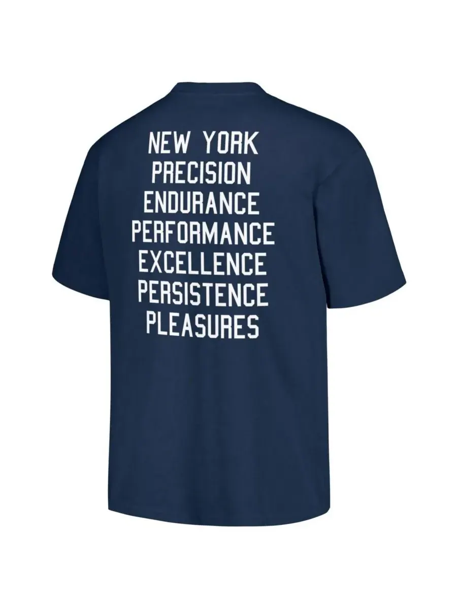 PLEASURES Мужская темно-синяя футболка New York Mets Precision — изображение 3 из 3, темно-синий
