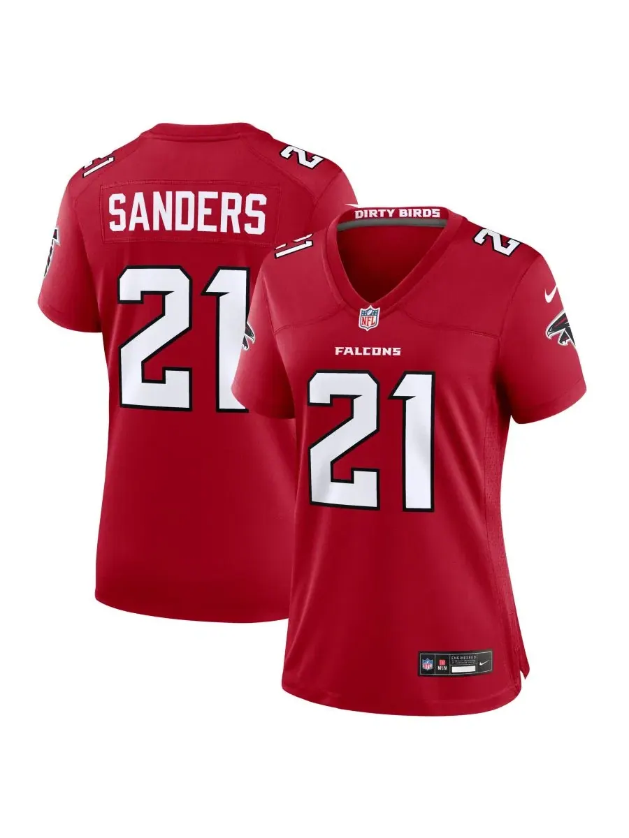 Джерси Nike Deion Sanders Atlanta Falcons Retired Player Game