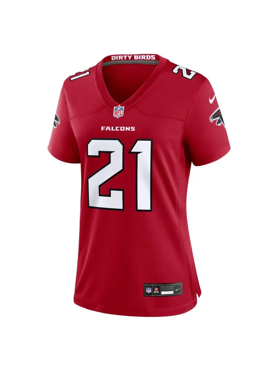 Джерси Nike Deion Sanders Atlanta Falcons Retired Player Game — изображение 2 из 3, красный