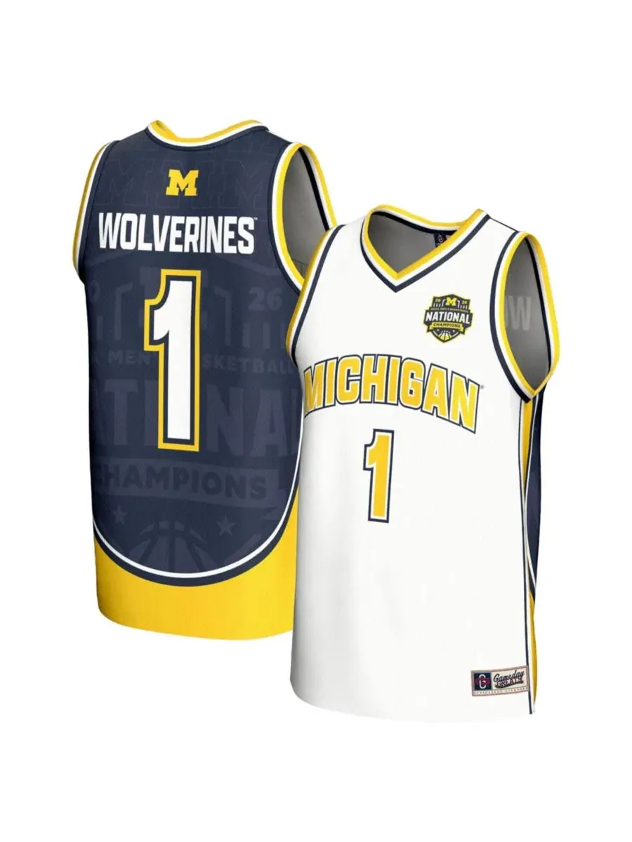 Футболка-безрукавка с принтом Michigan Wolverines Gameday Greats — белый