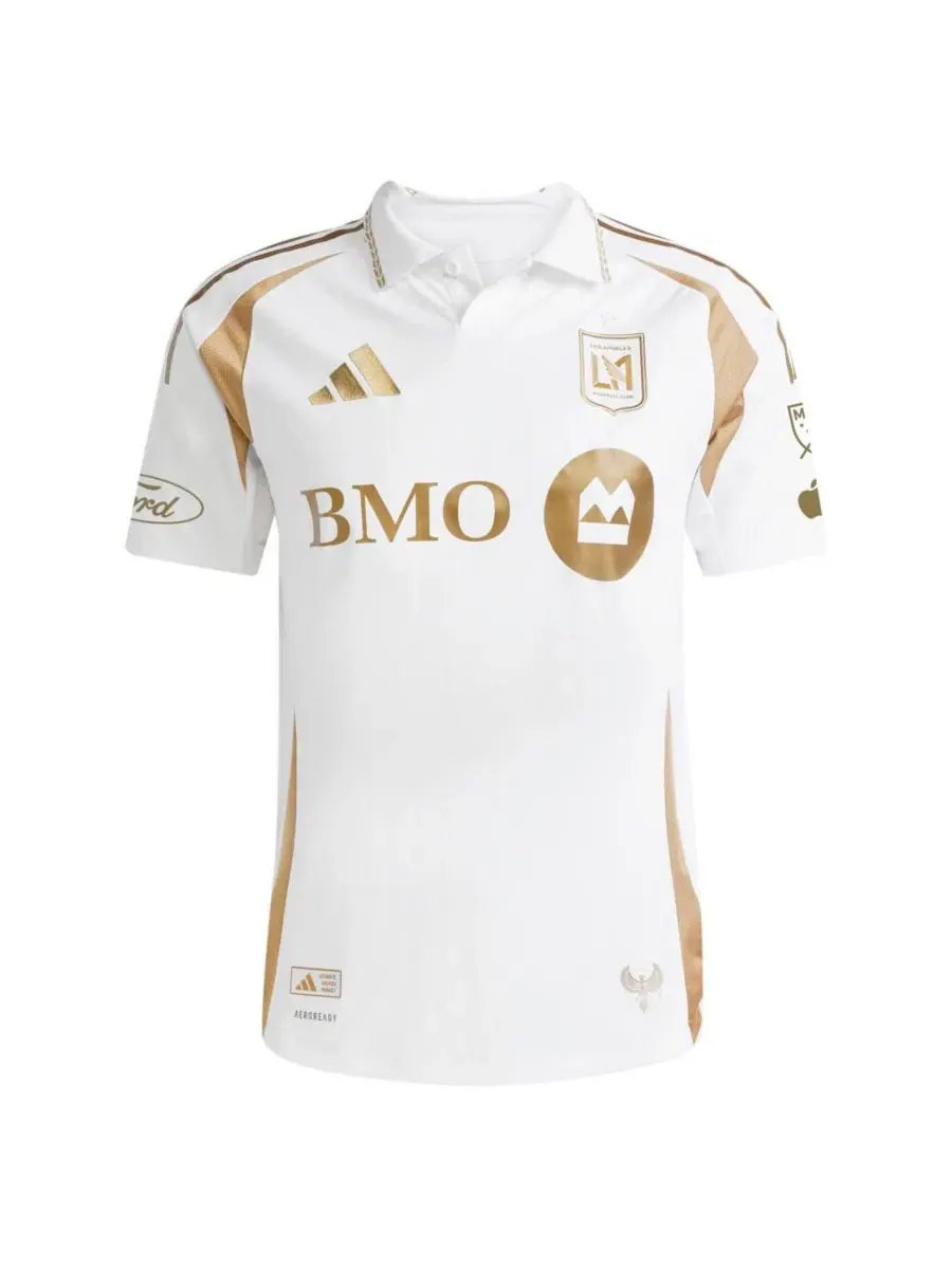 Футболка с коротким рукавом Son Heung-Min White LAFC 2025 Secondary On-Field Authentic Jersey adidas — изображение 2 из 3